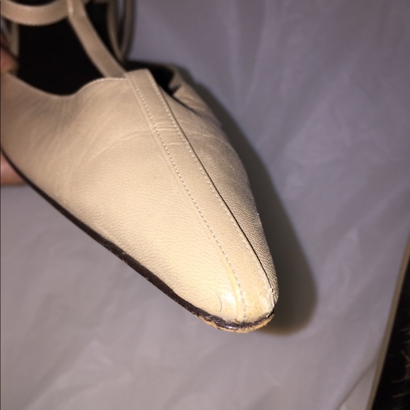 Giorgio Armani Leather Slingback’s - Picture 6 of 9